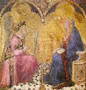 Ambrogio Lorenzetti Annunciation oil